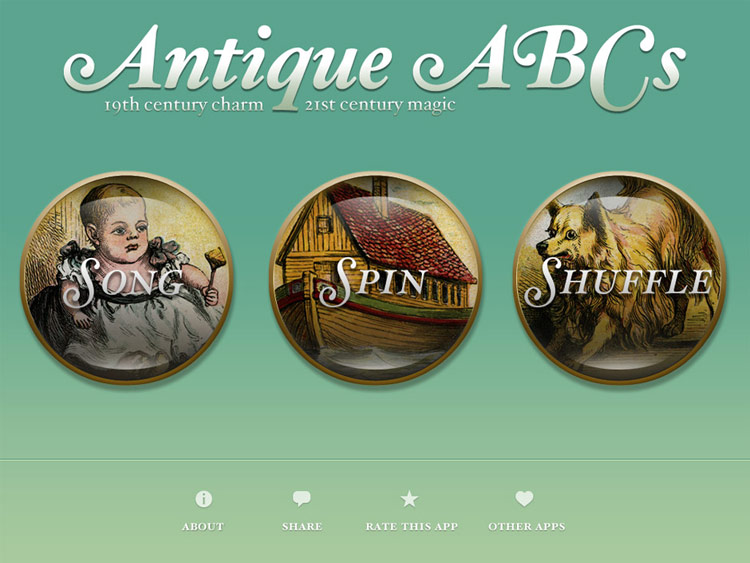Antique ABCs iPad app